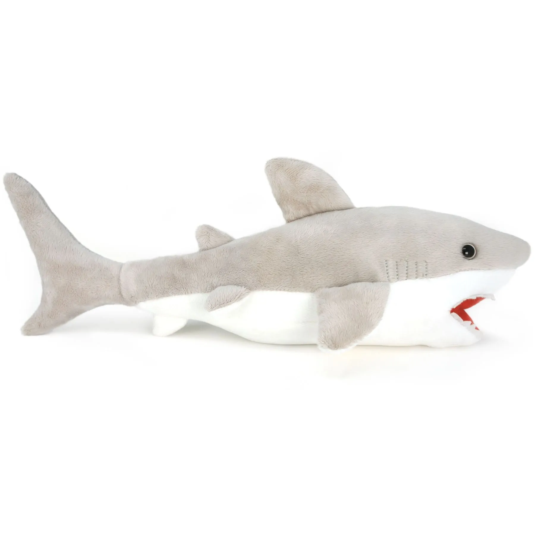 Mason The Great White Shark | 15 Inch Stuffed Animal Plush | By TigerHart Toys