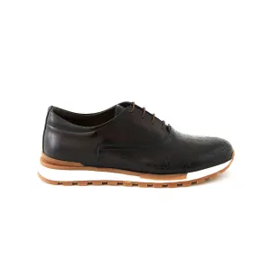 Men's Calf Leather Handmade Sneakers M8010