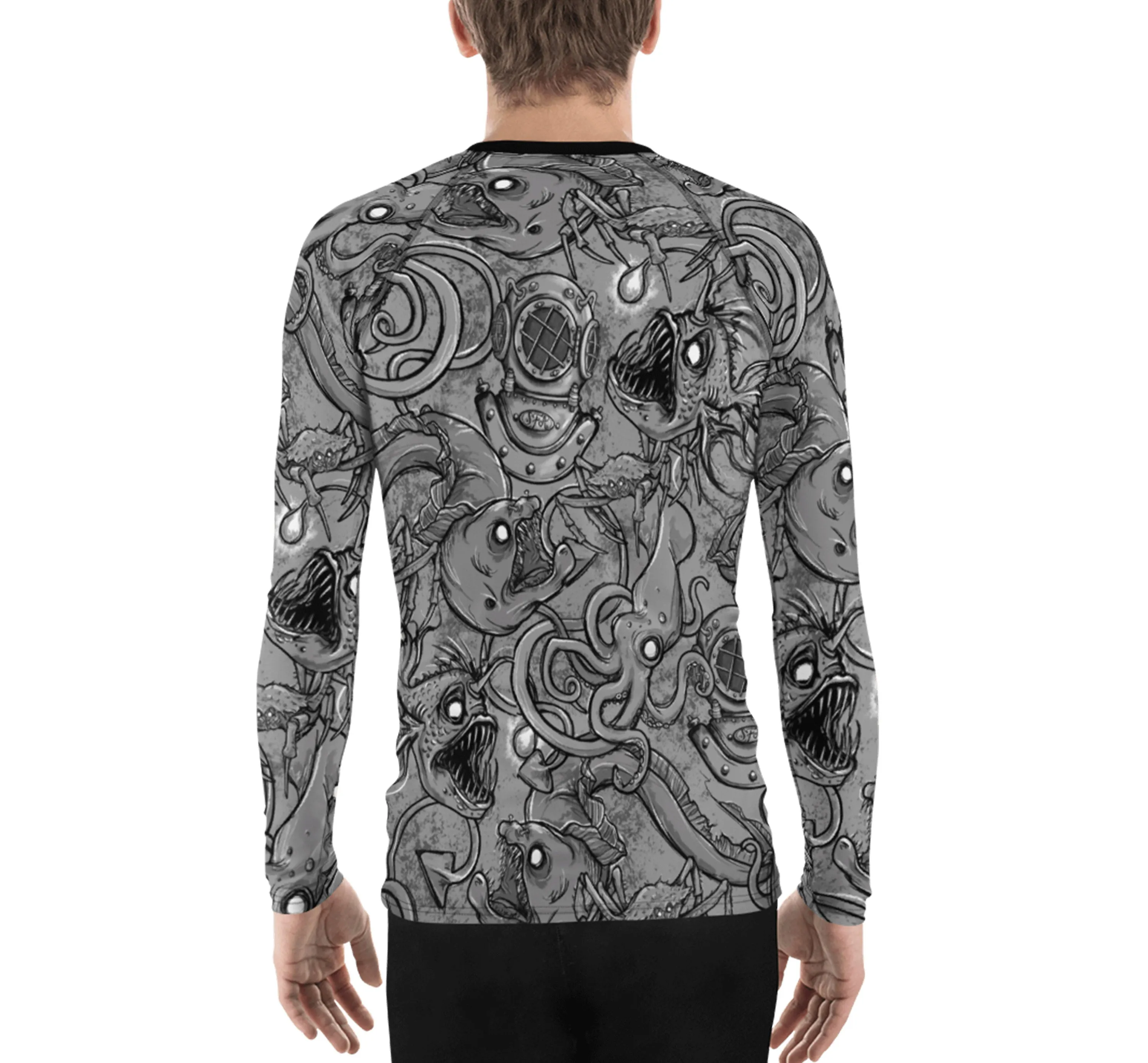 MENS Eco-friendly Deep Sea Rash Guard