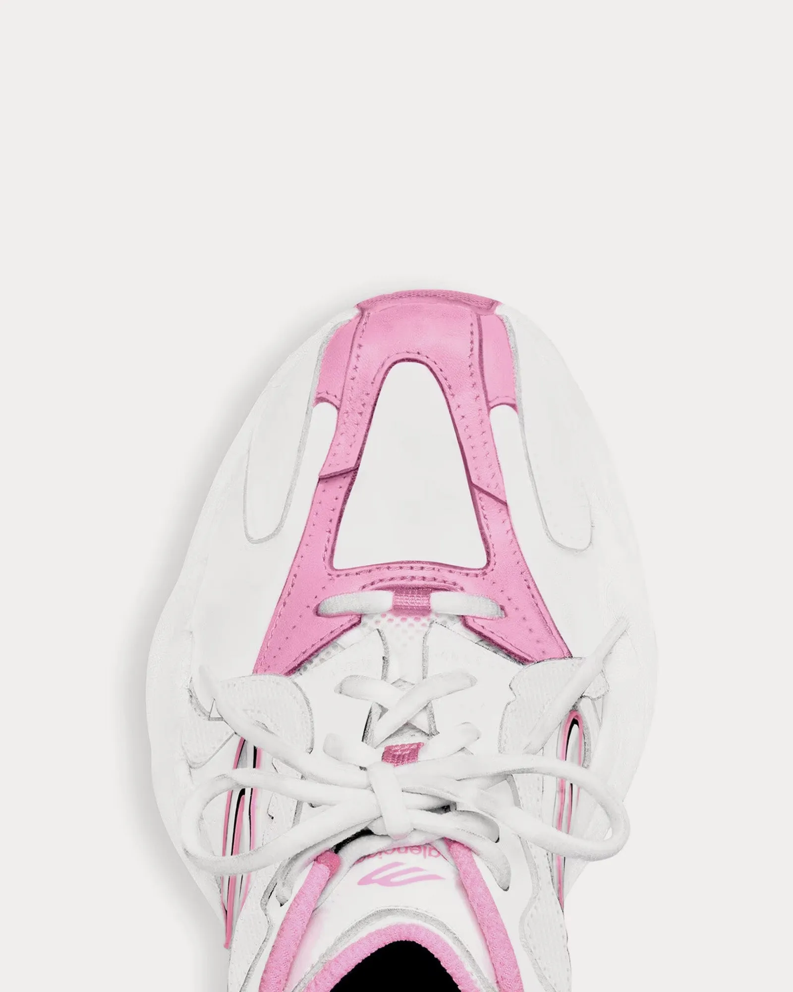 Monday Shoe Pink / Grey / White / Black Low Top Sneakers