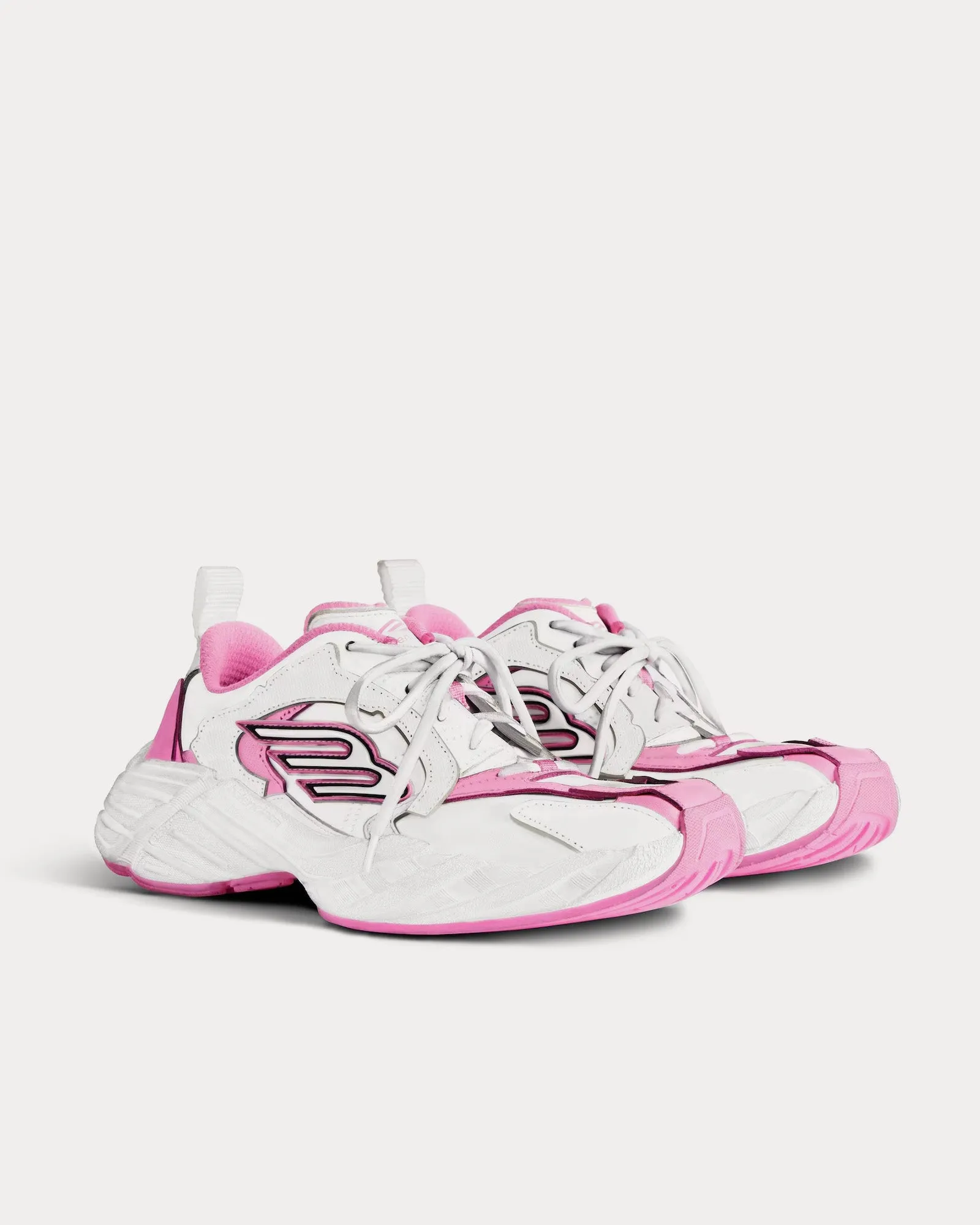 Monday Shoe Pink / Grey / White / Black Low Top Sneakers