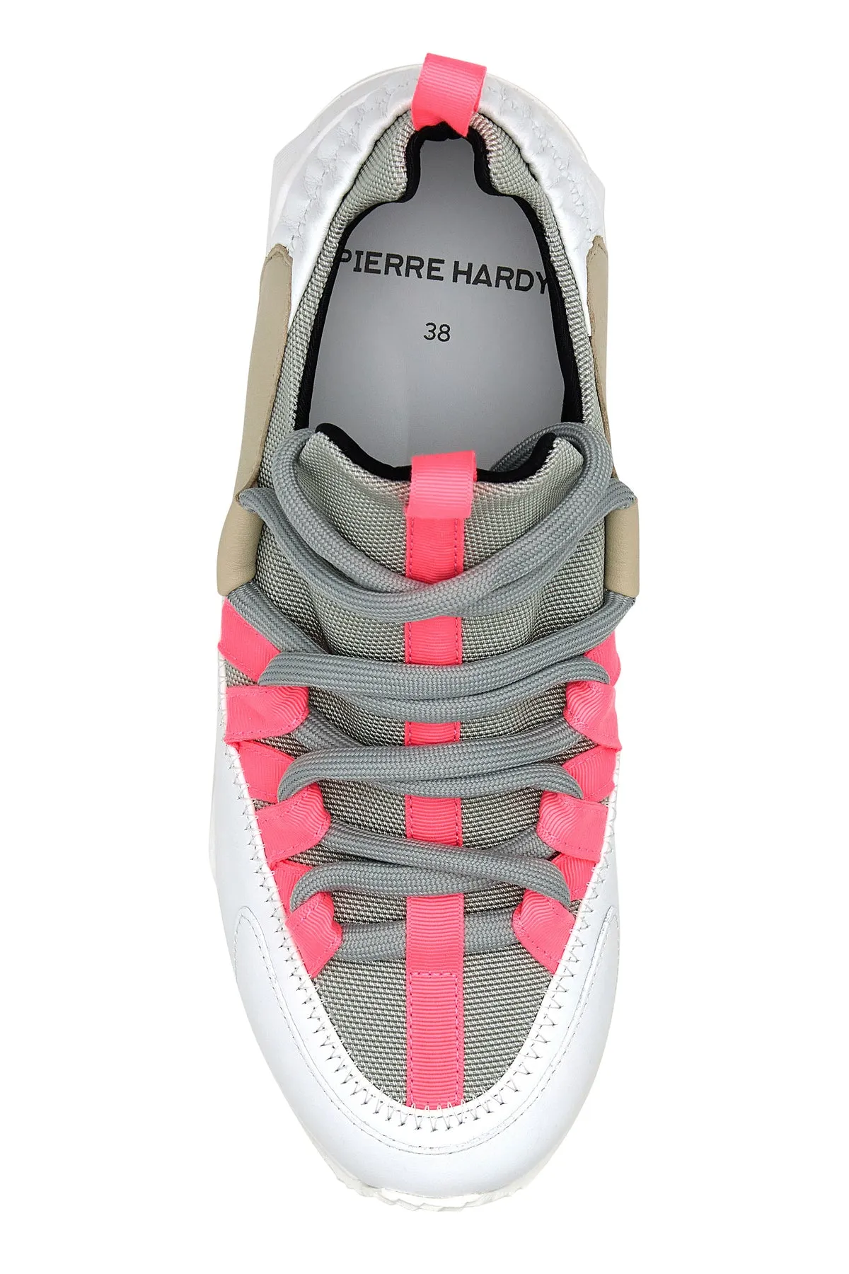 Multicolor canvas and leather Trek Comet sneakers