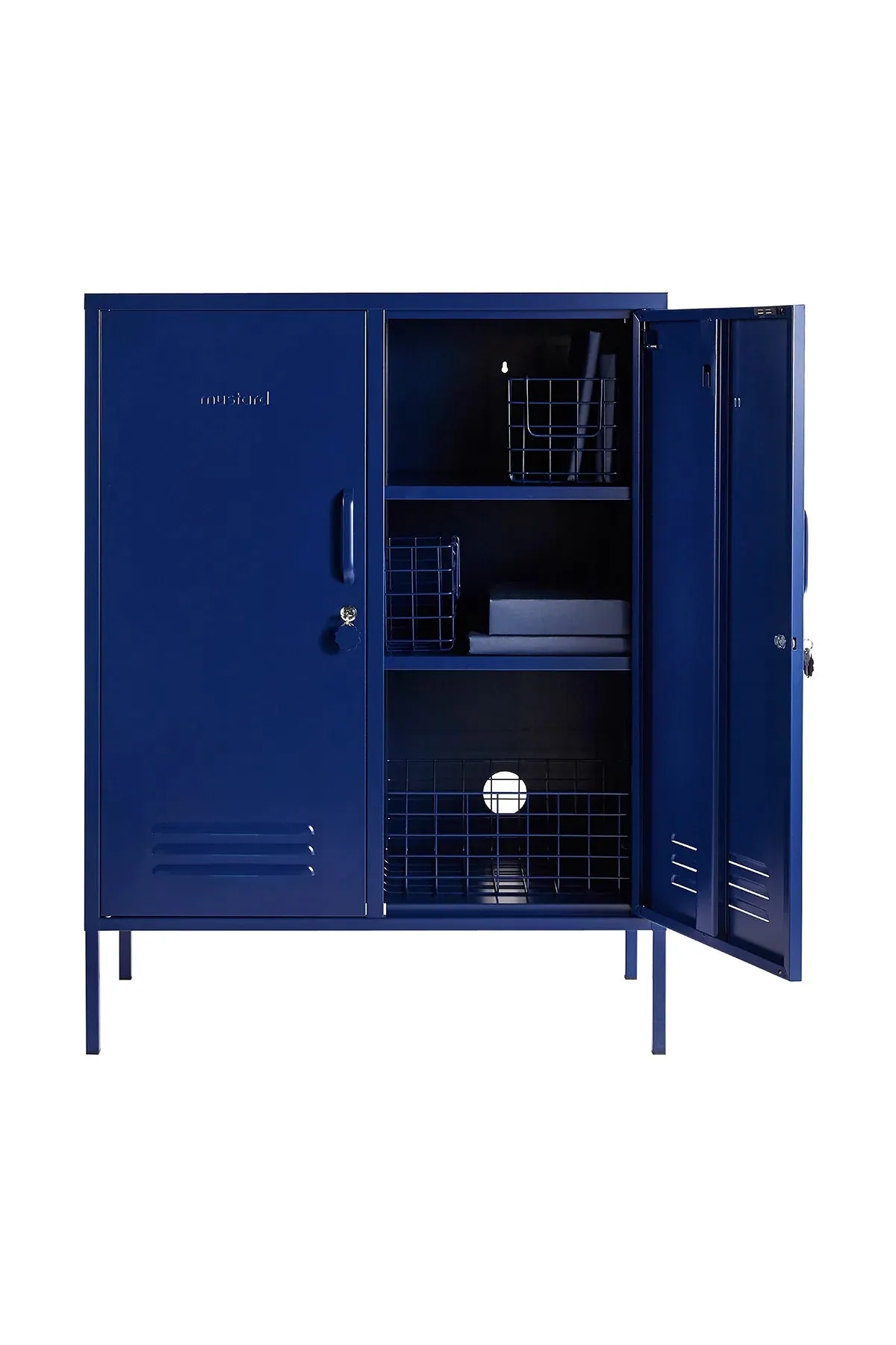 MUSTARD MADE LOCKER | The Midi | Navy