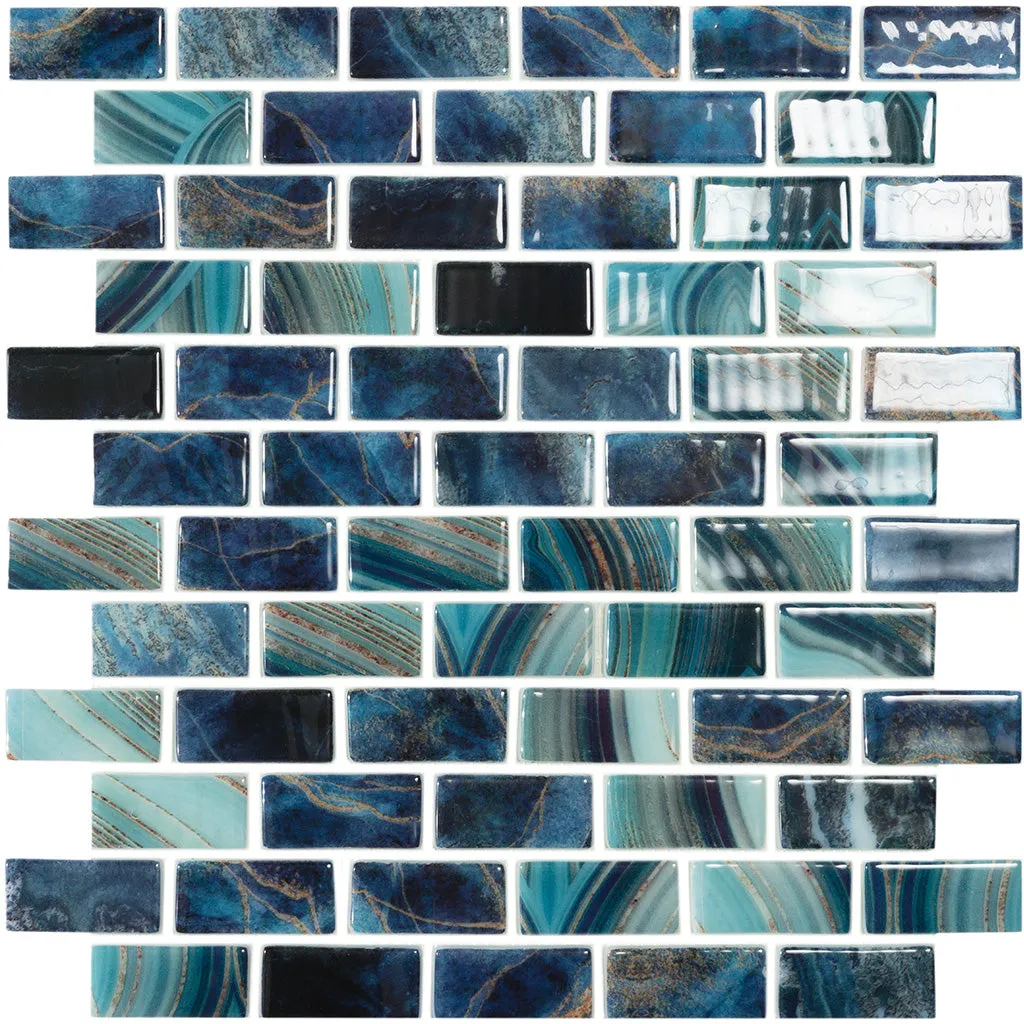 Nature Royal, 1" x 2" - Glass Tile