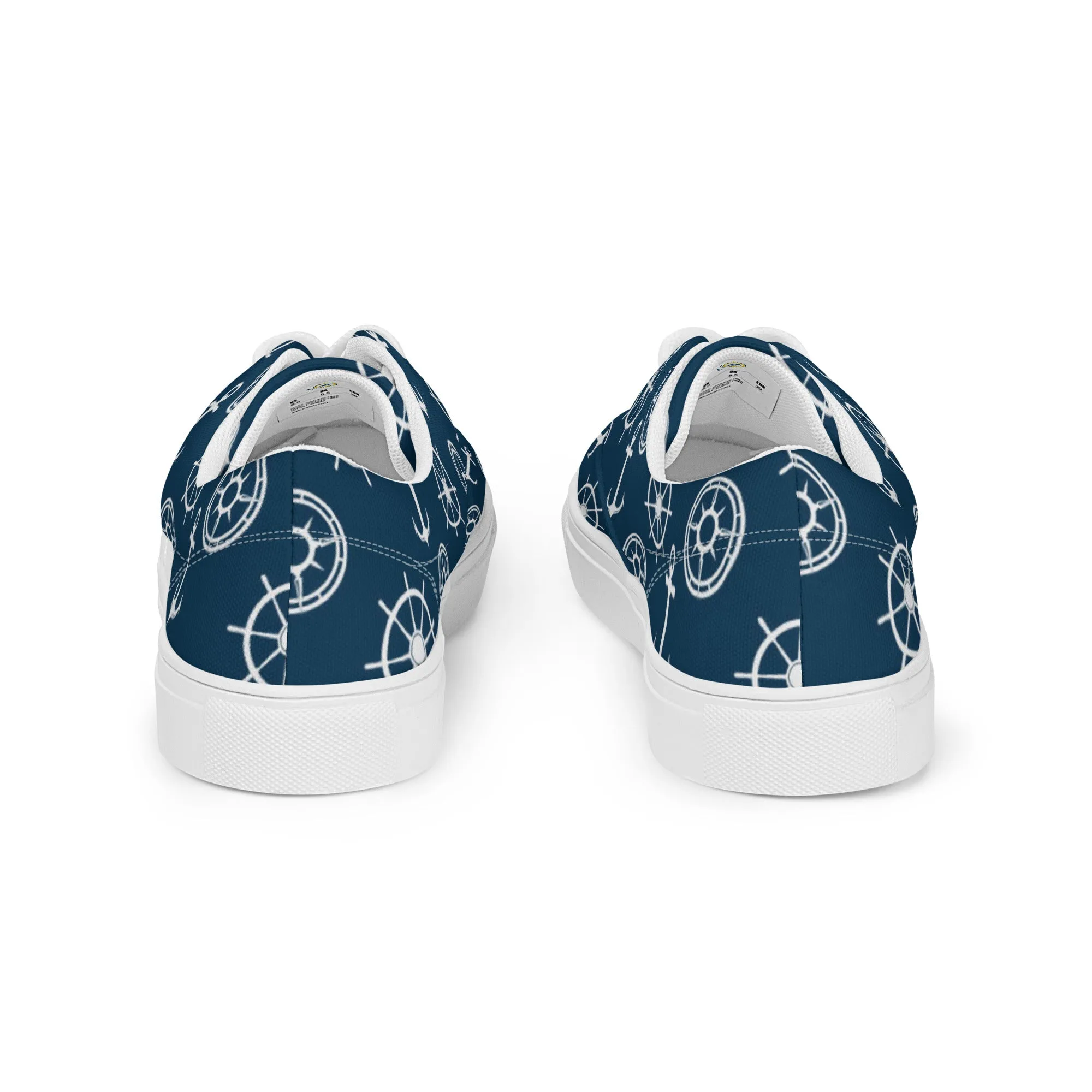 Nautical Design Women’s lace-up canvas shoes