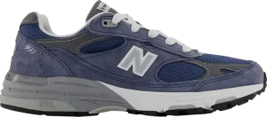 New Balance Wmns 993 Made In USA 'Arctic Grey' Sneakers, Purple