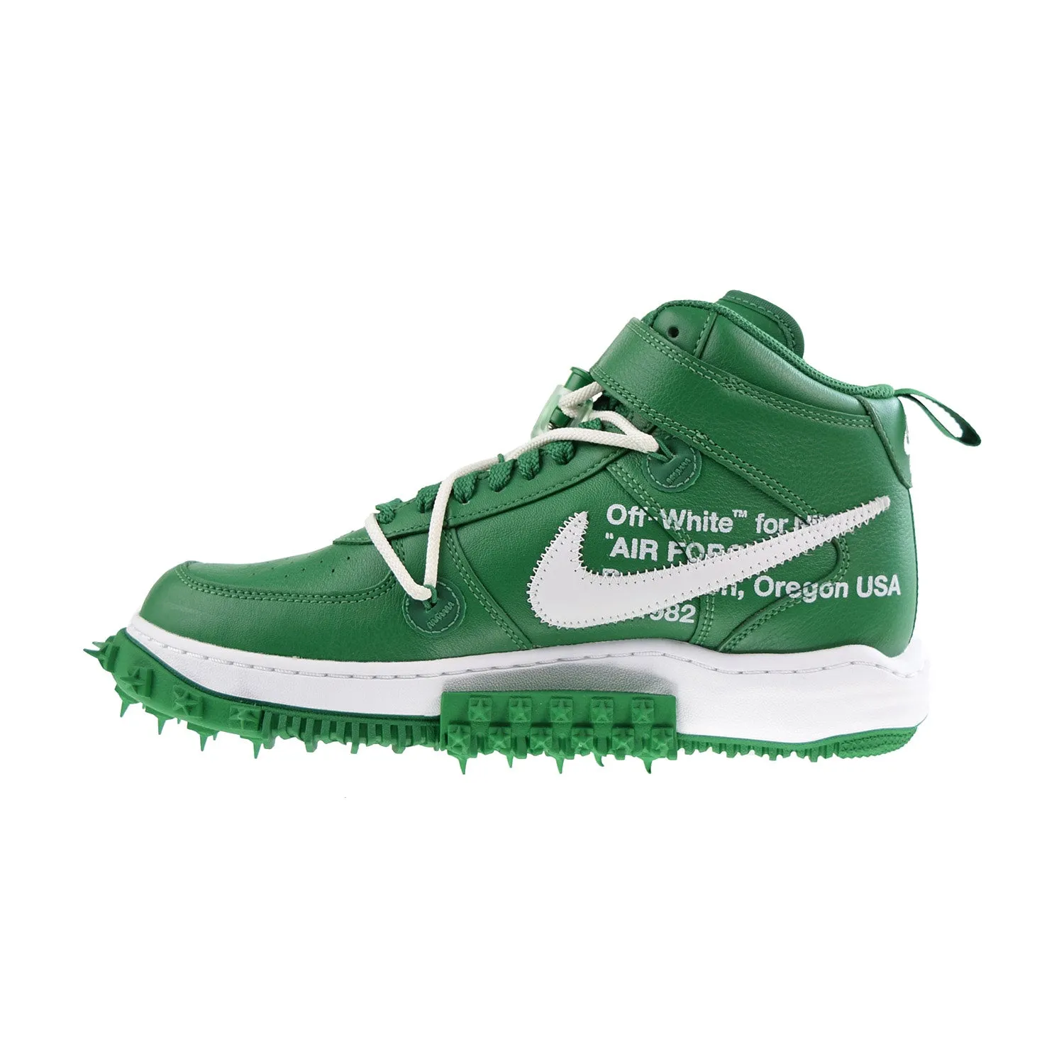 Nike Air Force x 1 Mid Men's Shoes Off-White-Pine Green