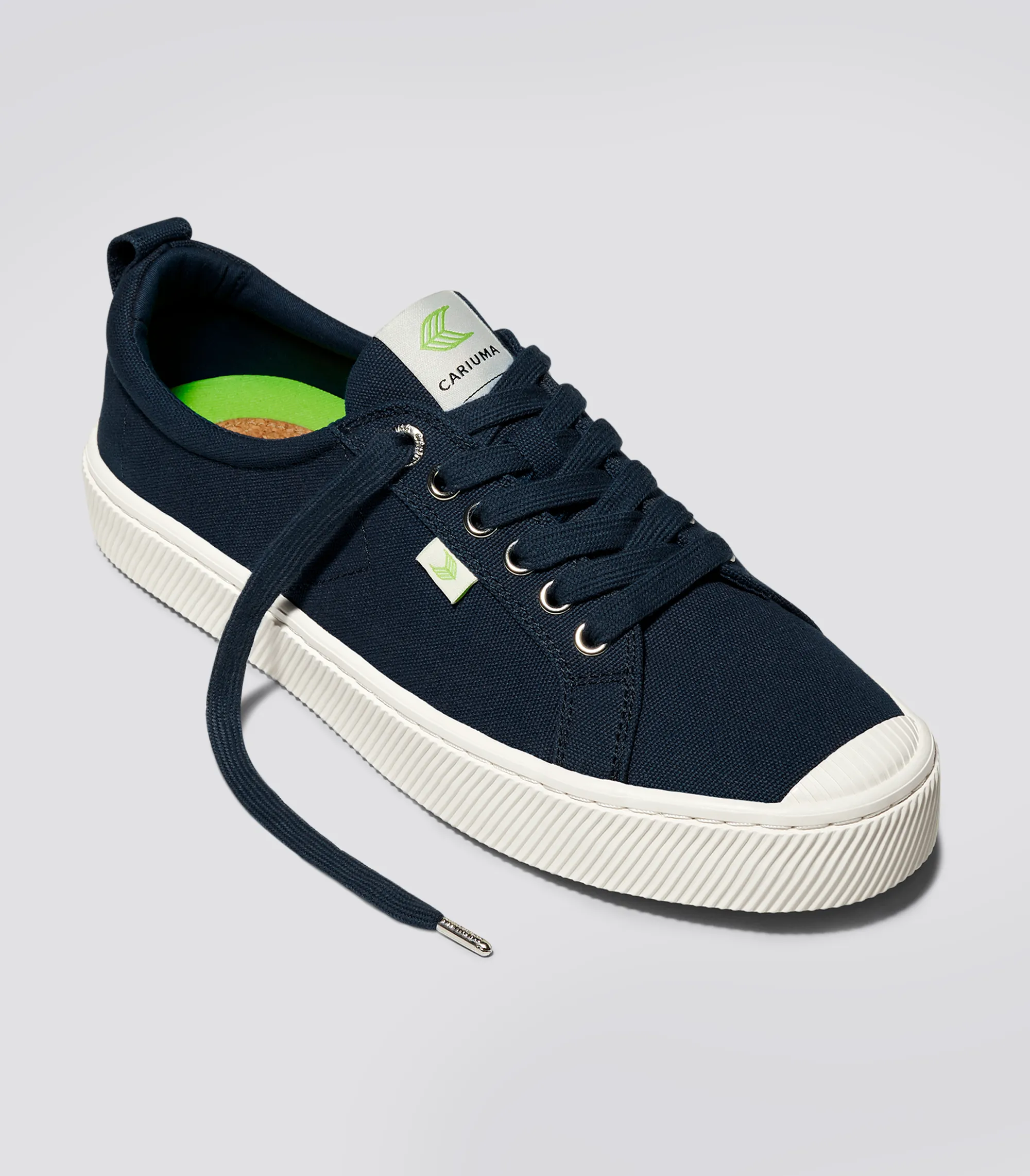 OCA Low Navy Canvas Sneaker Women