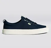 OCA Low Navy Canvas Sneaker Women