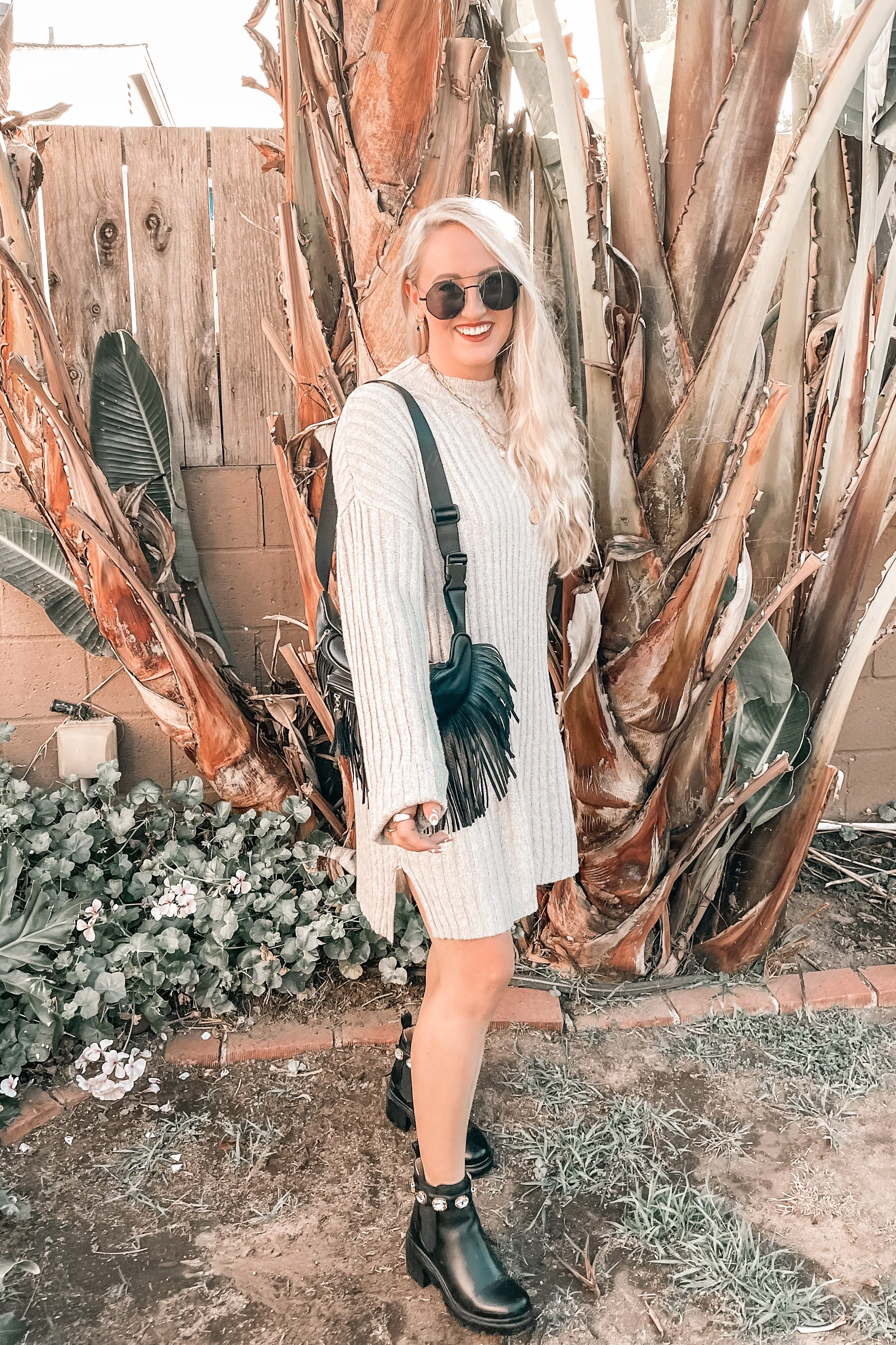 Out and About Sweater Dress