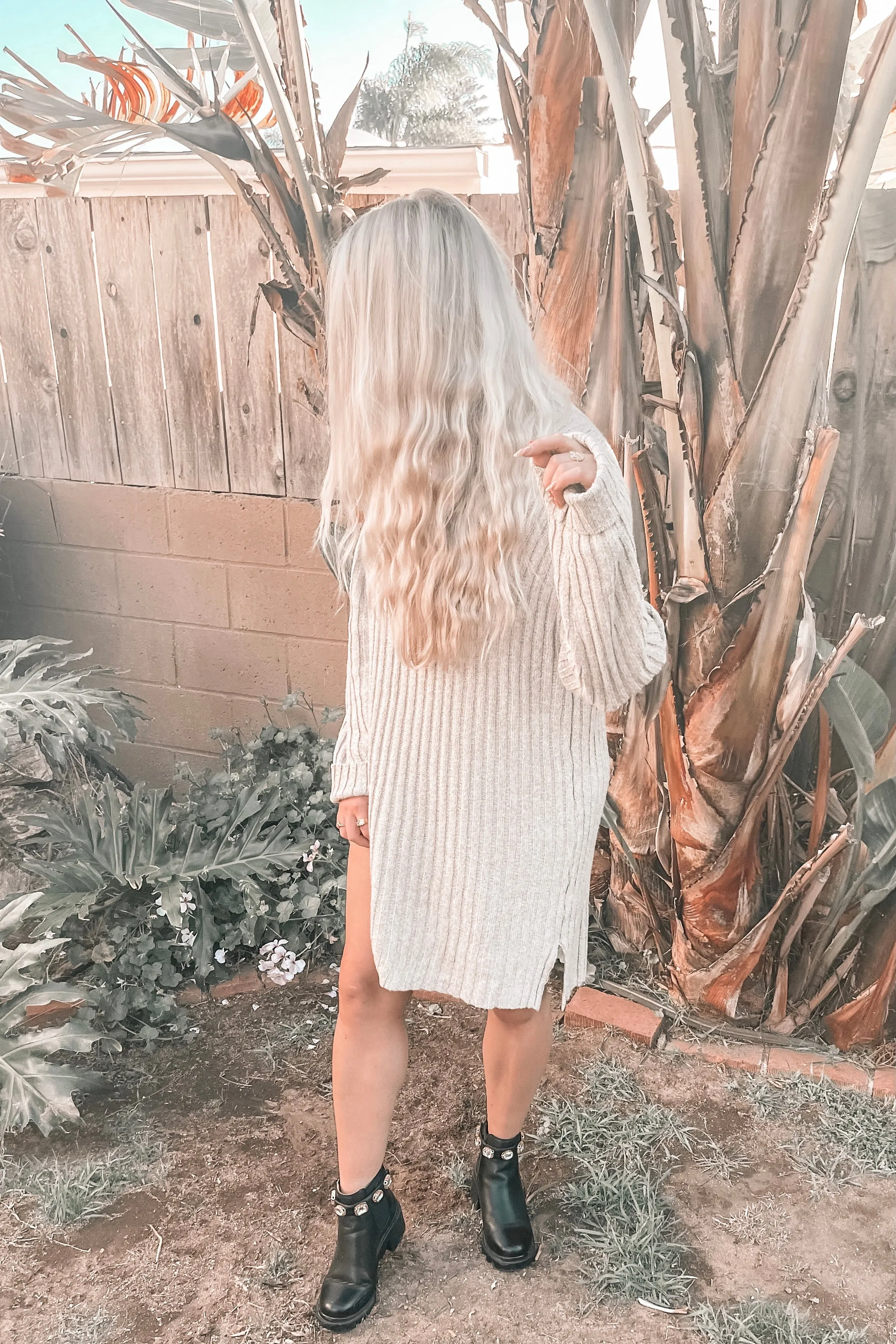 Out and About Sweater Dress