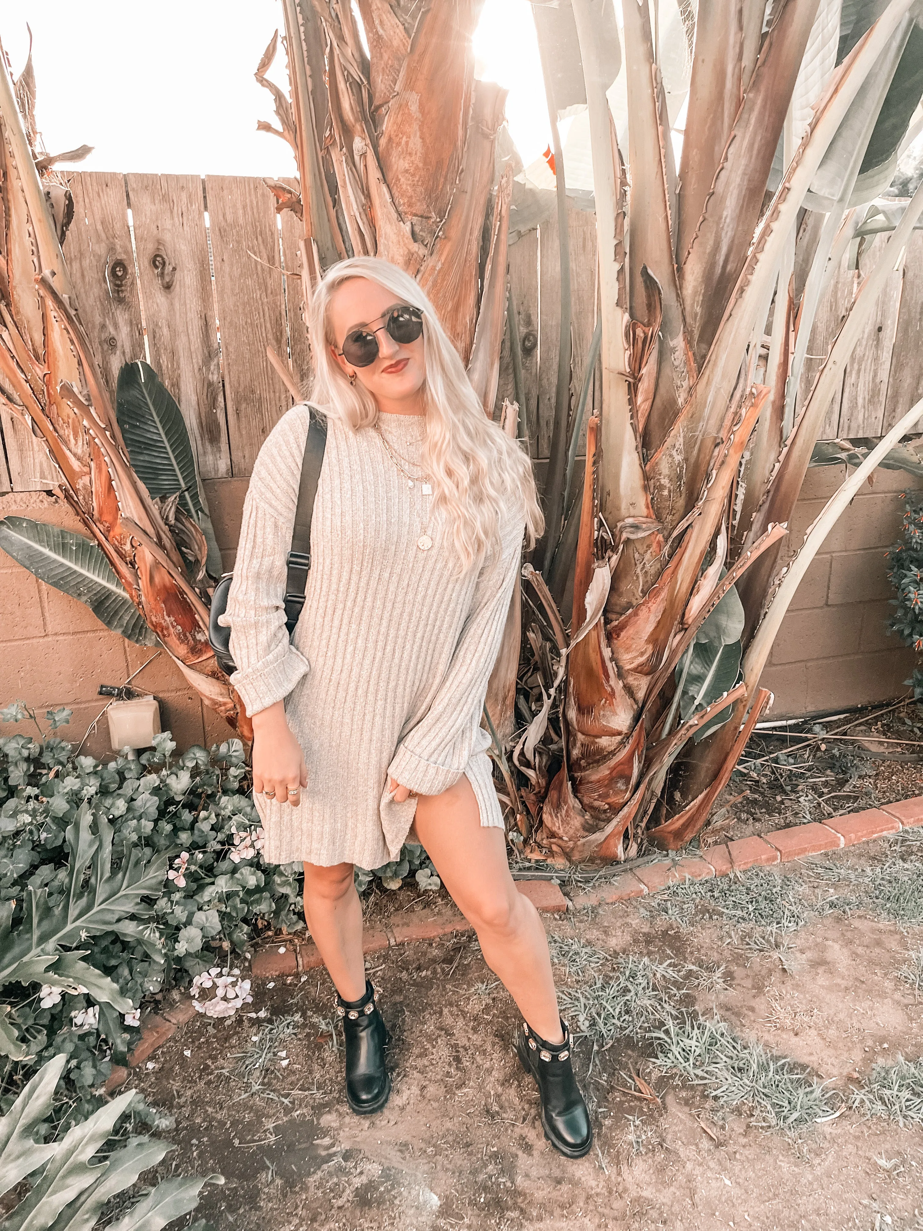 Out and About Sweater Dress