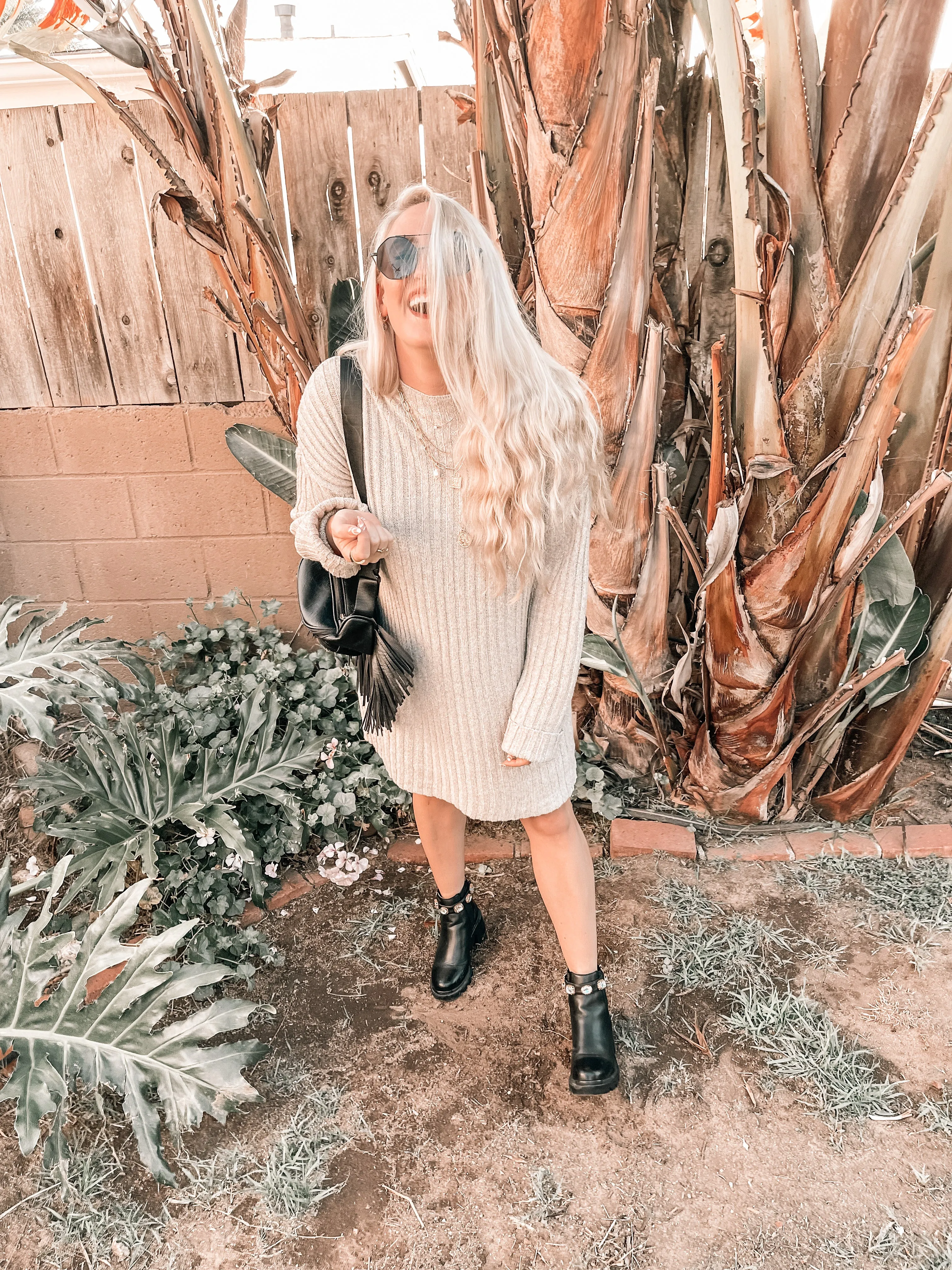 Out and About Sweater Dress