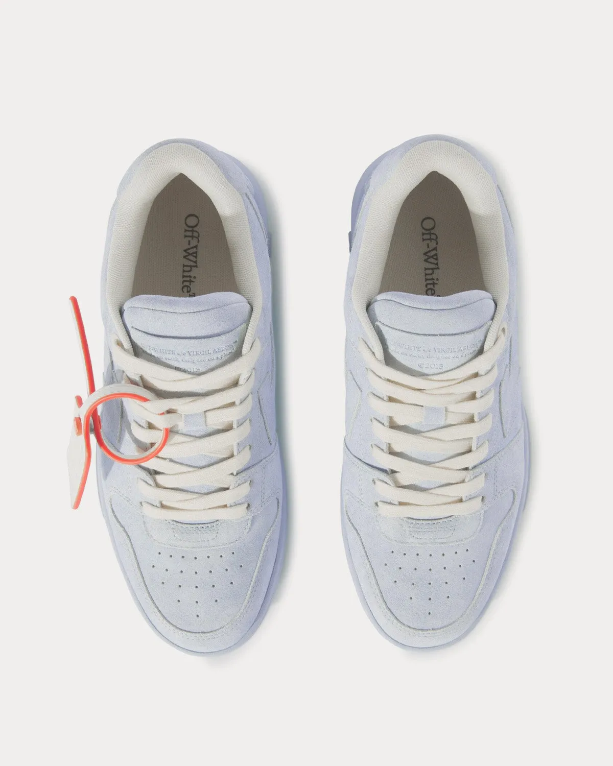 Out Of Office Suede Light Blue / Light Blue Low Top Sneakers
