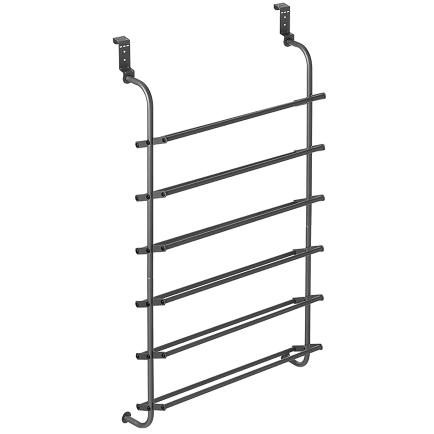 Over The Door Shoe Rack With 6 Shelf, Hanging Shoe Organizer Closet Storage Organizer