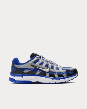 P-6000 Racer Blue / Black / Flat Silver / White Low Top Sneakers