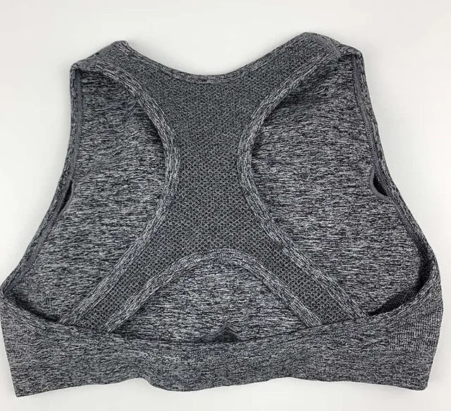 Padded Yoga Seamless Workout Push Up Sports Bra
