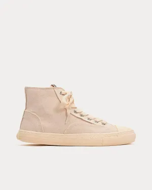 Past Sole Canvas White High Top Sneakers