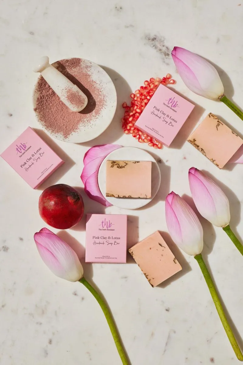Pink Clay & Lotus Soap