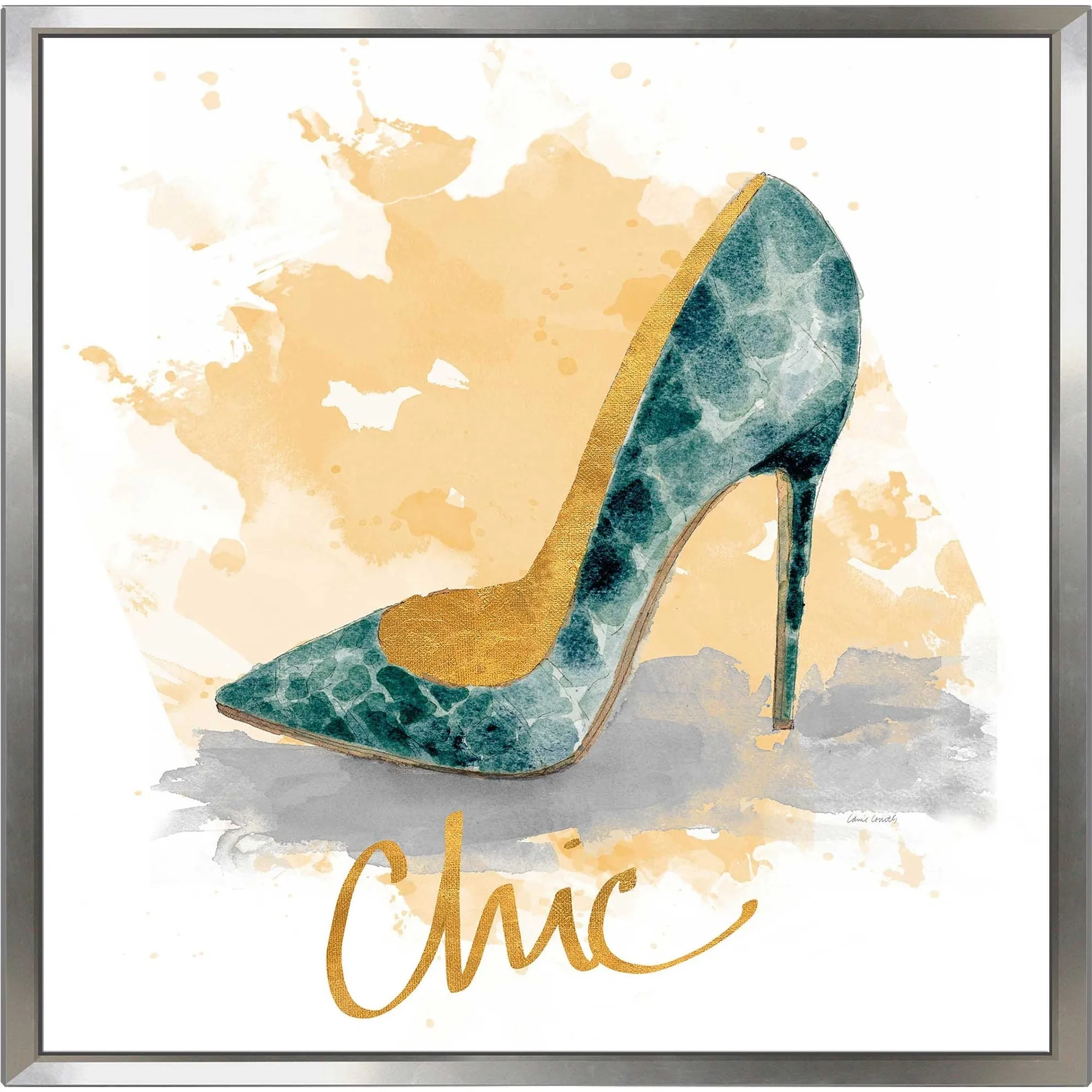 "Chic Shoes" Print on Floating Canvas