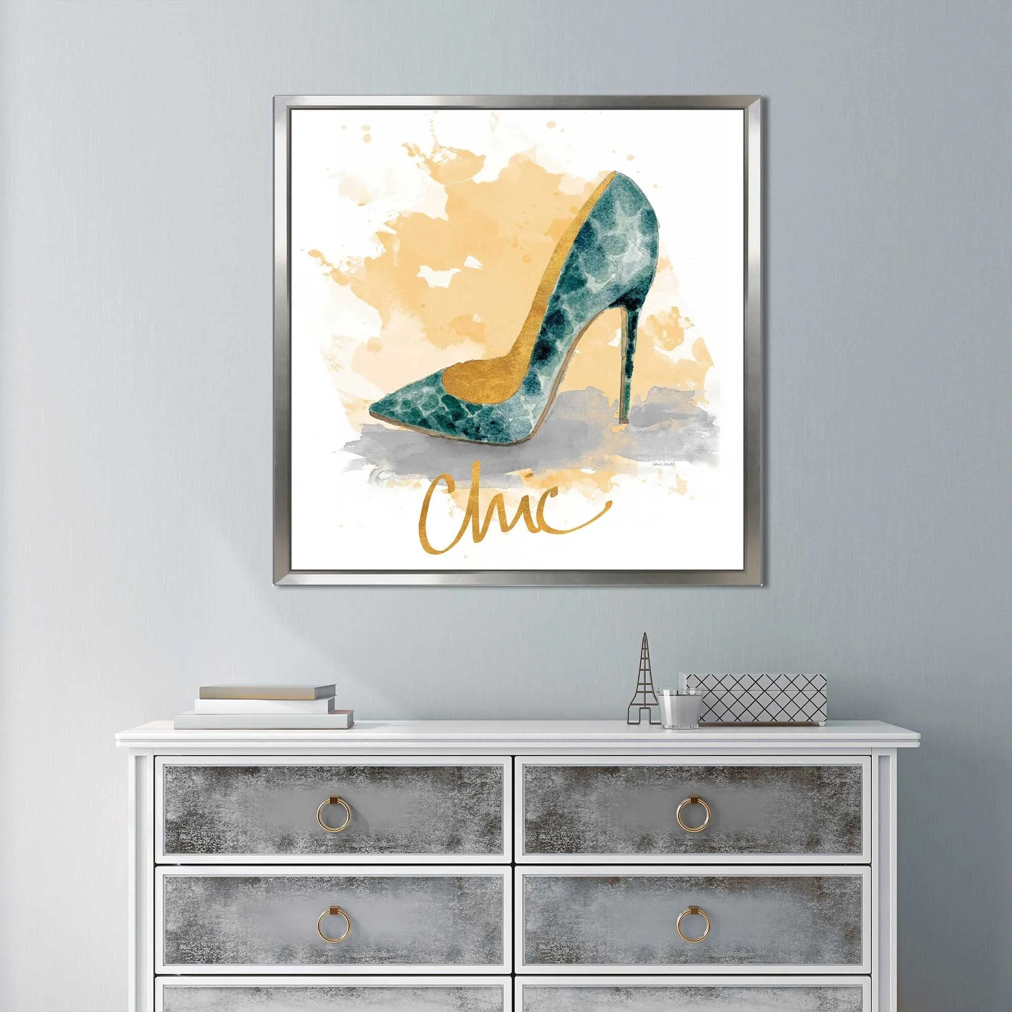 "Chic Shoes" Print on Floating Canvas
