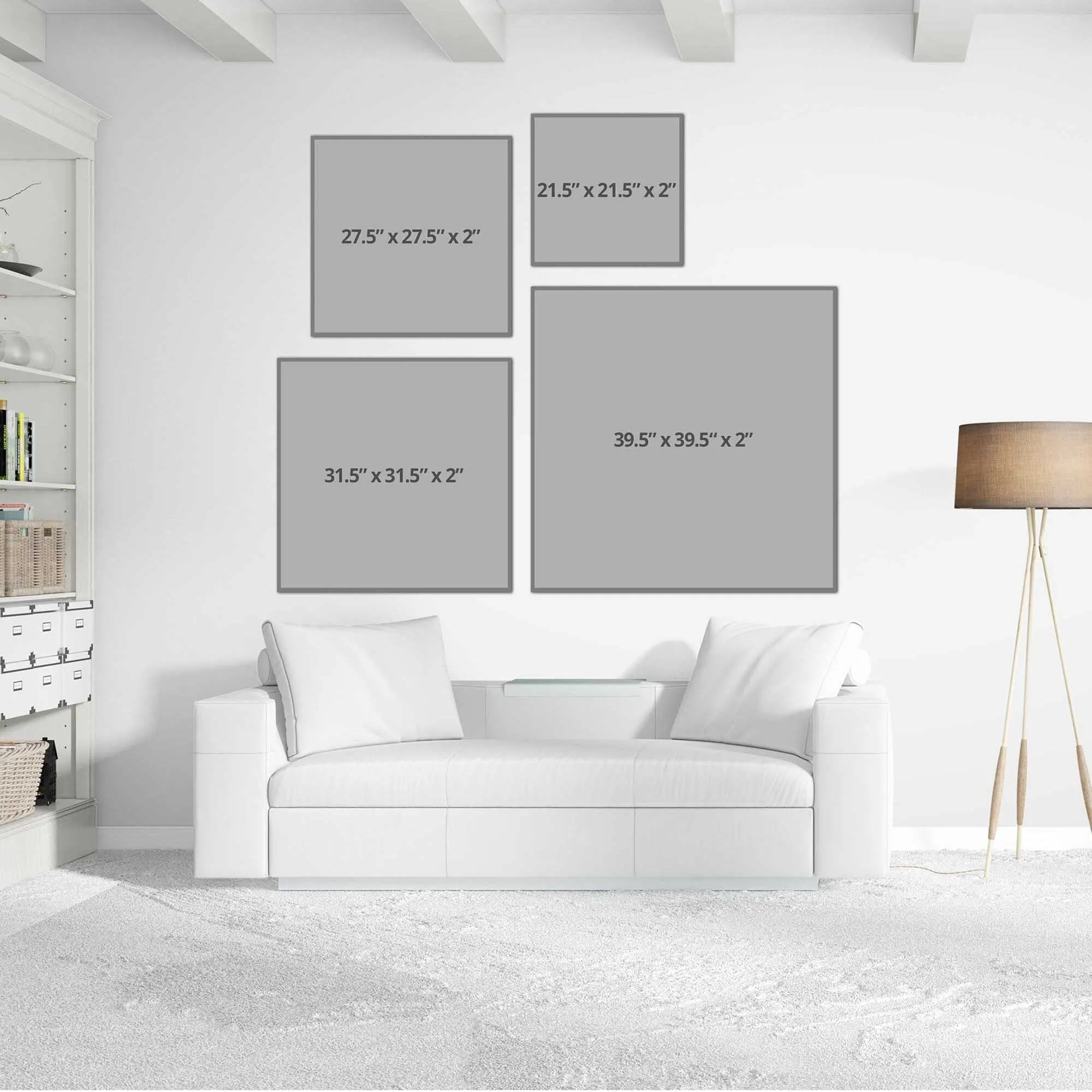 "Chic Shoes" Print on Floating Canvas