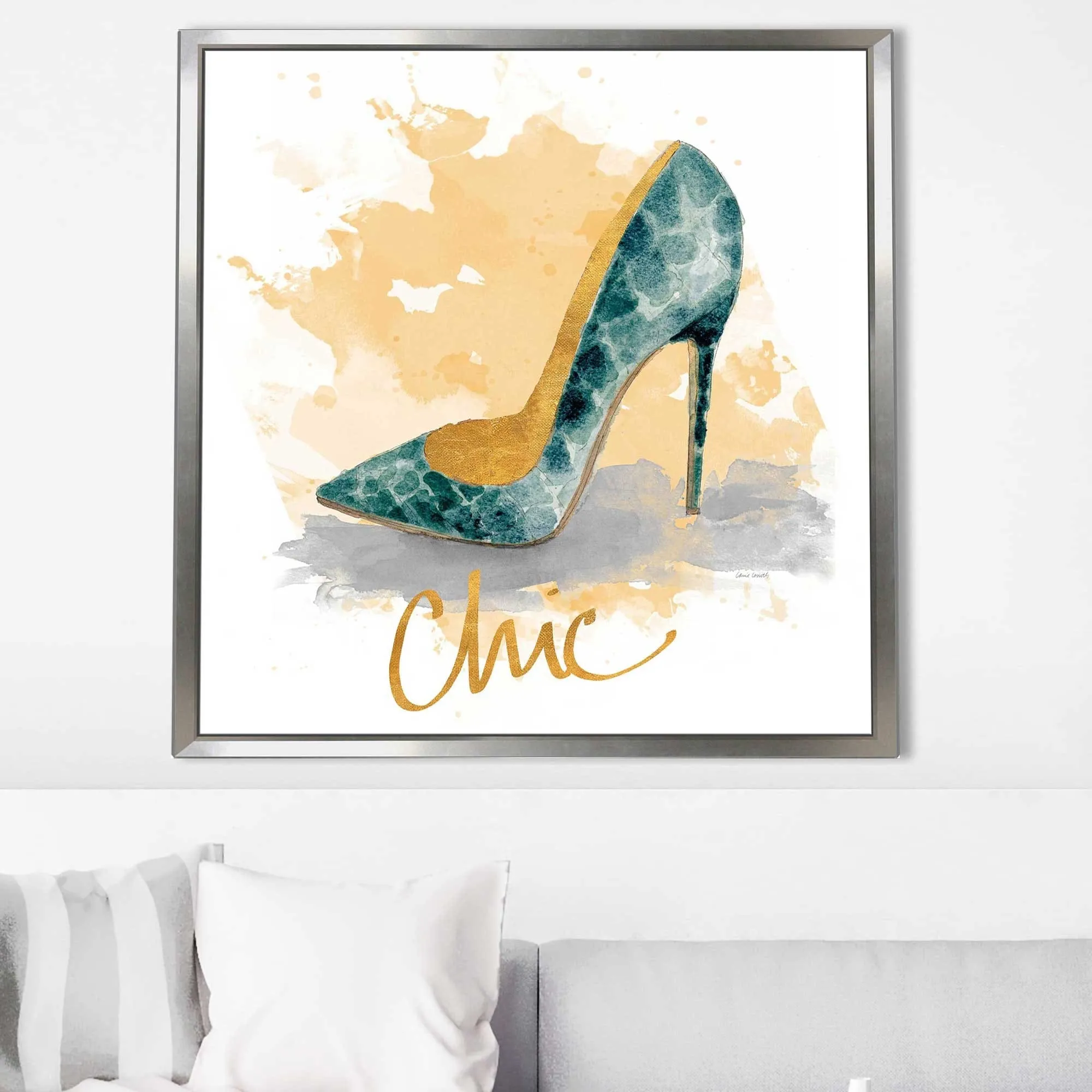 "Chic Shoes" Print on Floating Canvas