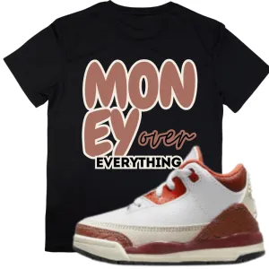 "Money over Everything'" Tshirt Matches Jordan Dunes
