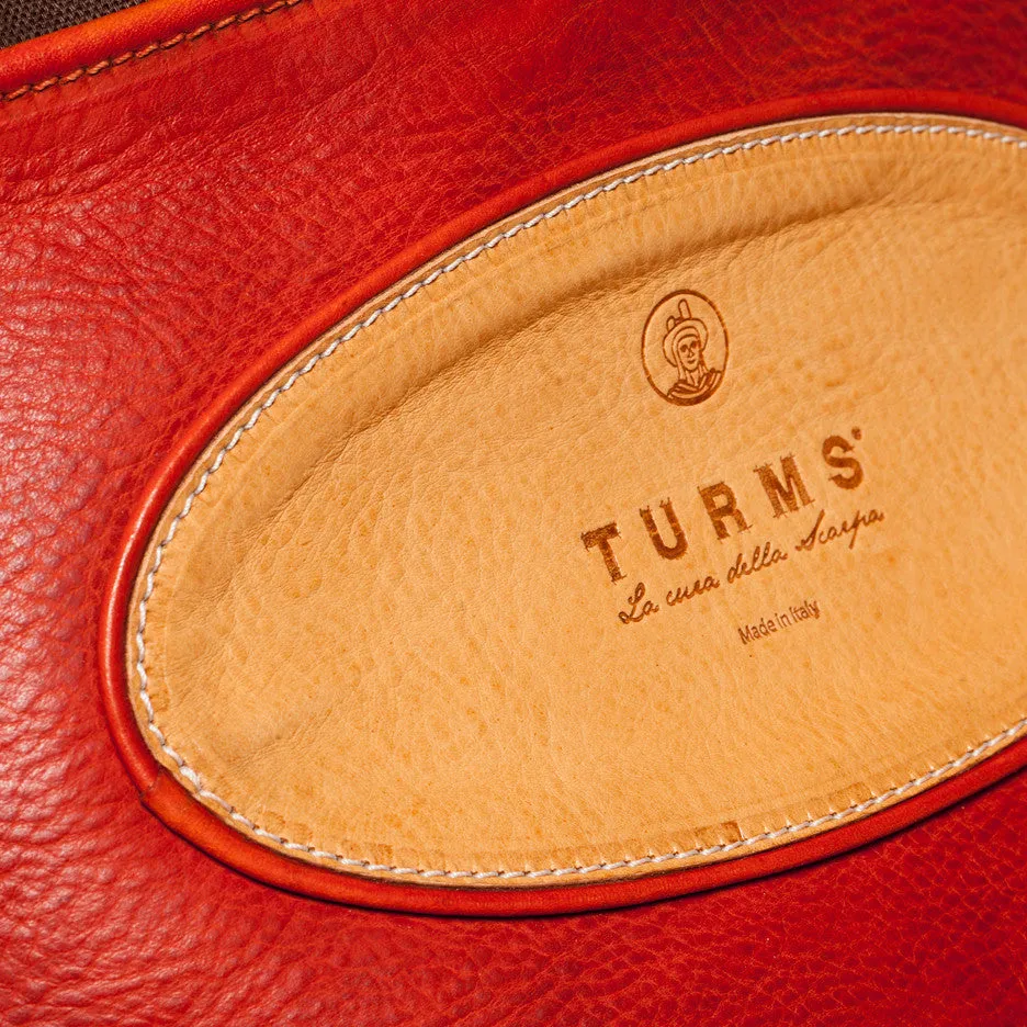 "Shoesiners Apron" made of cotton canvas and calfskin - handcrafted