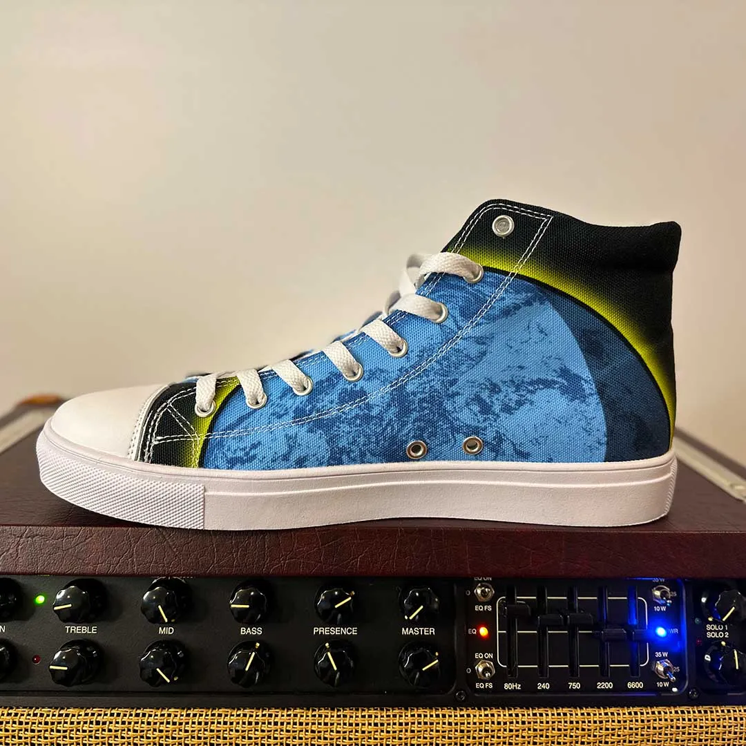 "SkyBound" Men's High Top Canvas Sneakers