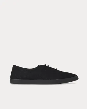 Sam Cotton Black / Black Low Top Sneakers