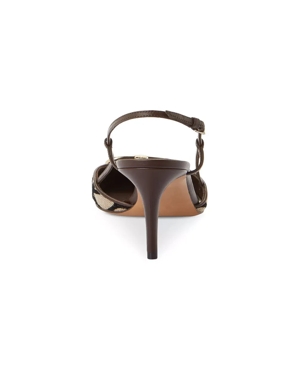 Sling Back Vlogo Signature in Natural