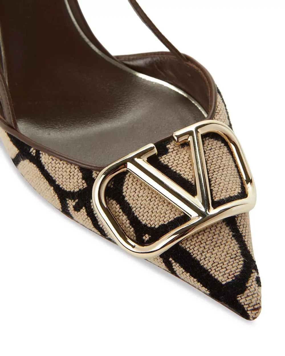 Sling Back Vlogo Signature in Natural