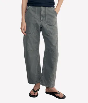 Smoked Utility Pant in Washed Grey