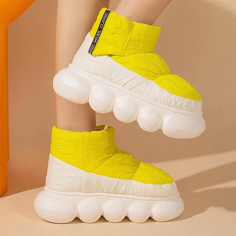 Soft and Chunky Bubble Sole Winter Ankle Boots