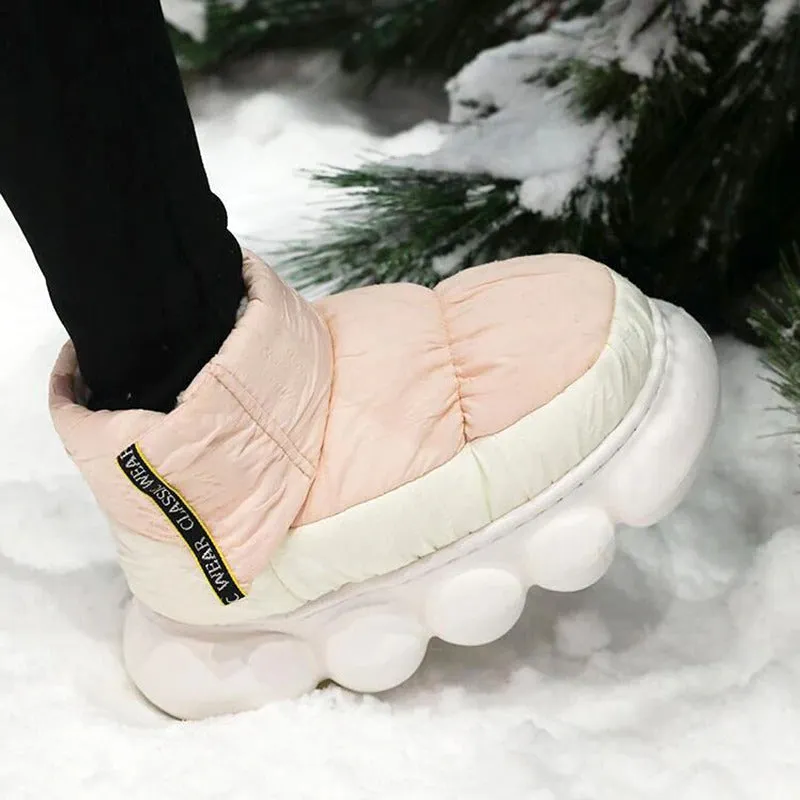 Soft and Chunky Bubble Sole Winter Ankle Boots