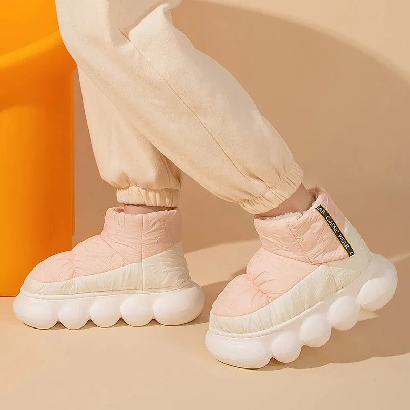 Soft and Chunky Bubble Sole Winter Ankle Boots
