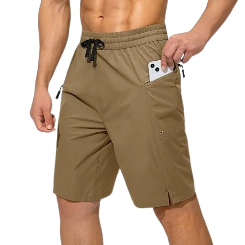 Swimming Board Shorts With Stylish Designed Zipper Pockets