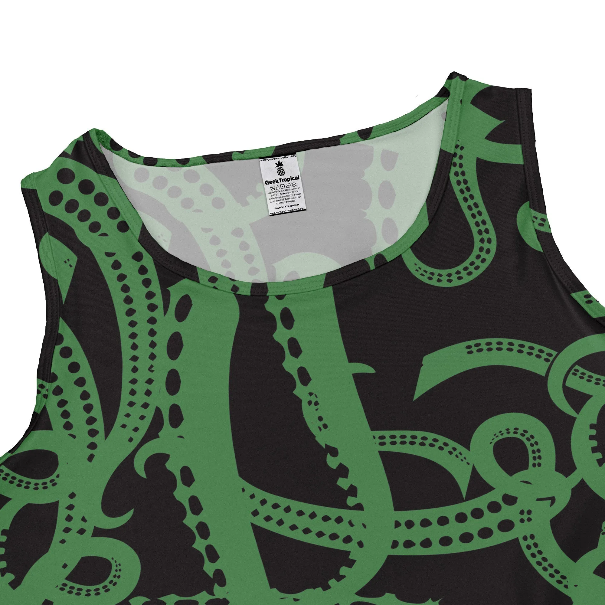 Tentacles of Cthulhu Green Dress
