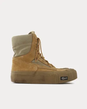 Tesota '91 Folk Beige High Top Sneakers
