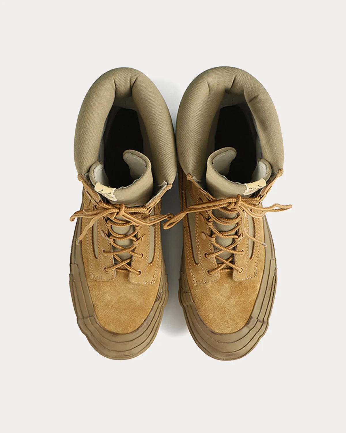 Tesota '91 Folk Beige High Top Sneakers