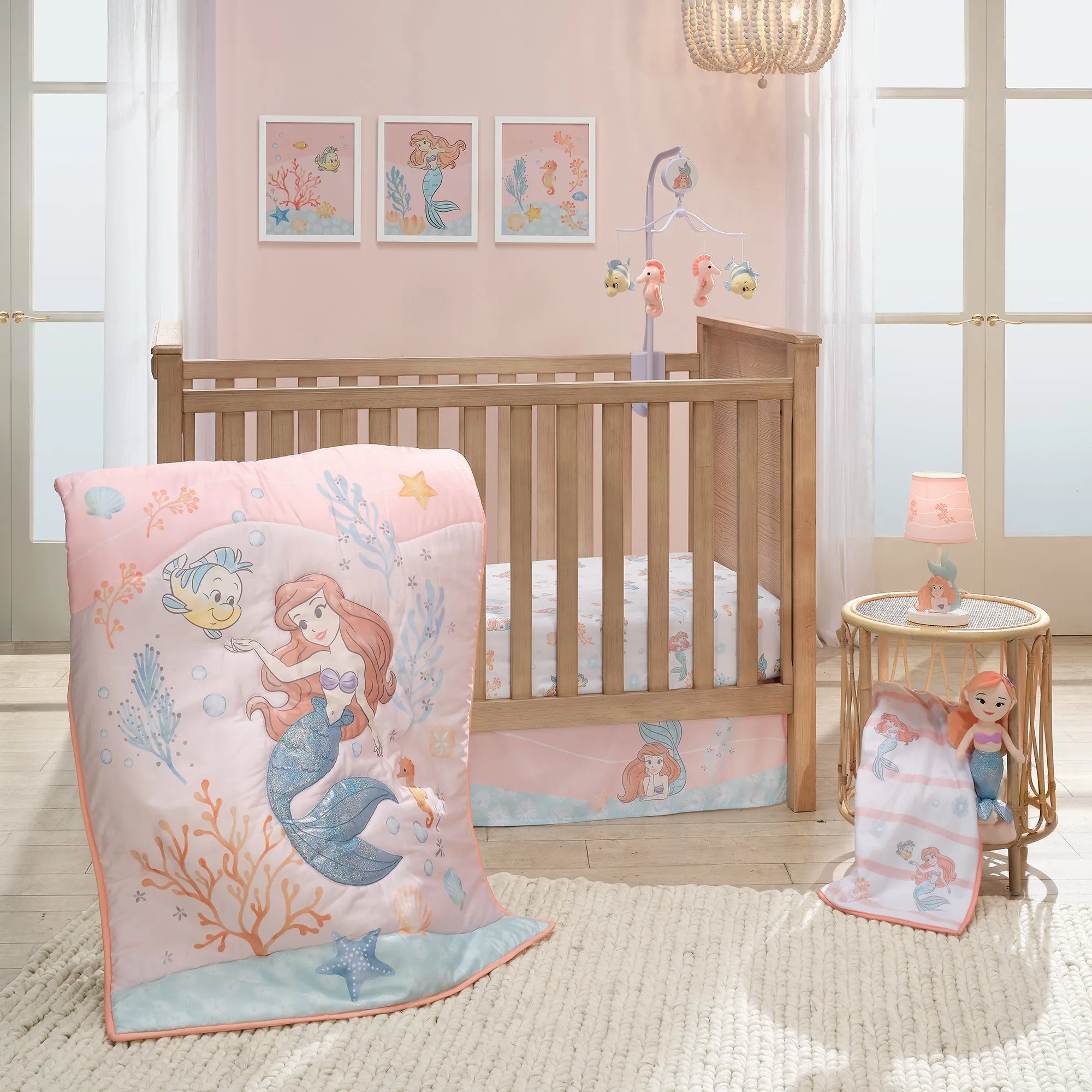 The Little Mermaid Baby Blanket