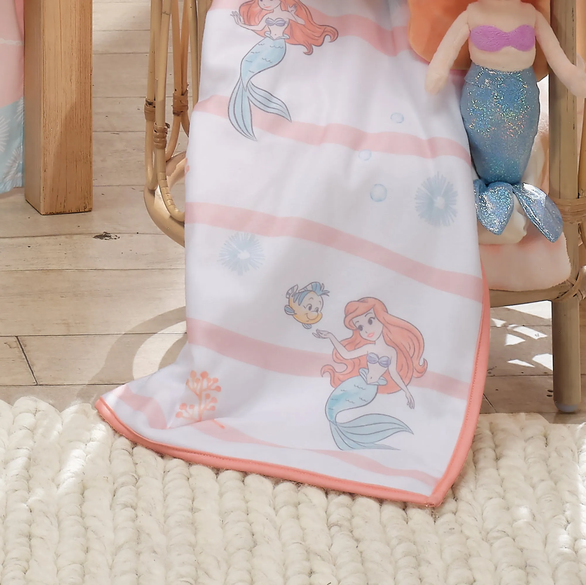 The Little Mermaid Baby Blanket
