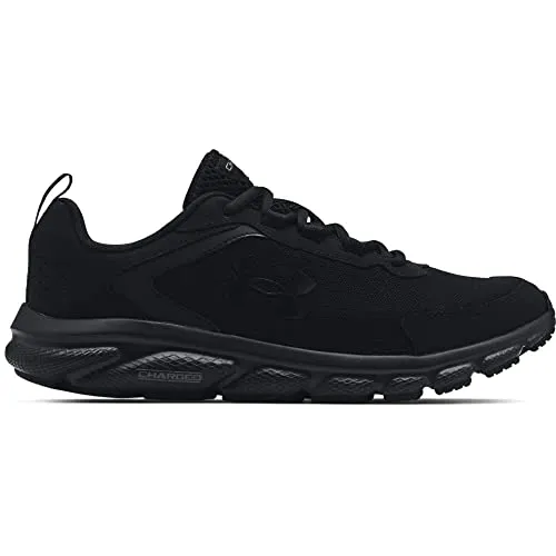 Under Armour mens Charged Assert 9 Running Shoe, Black (003 Black, 9.5 US