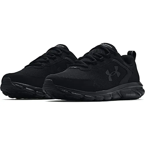 Under Armour mens Charged Assert 9 Running Shoe, Black (003 Black, 9.5 US