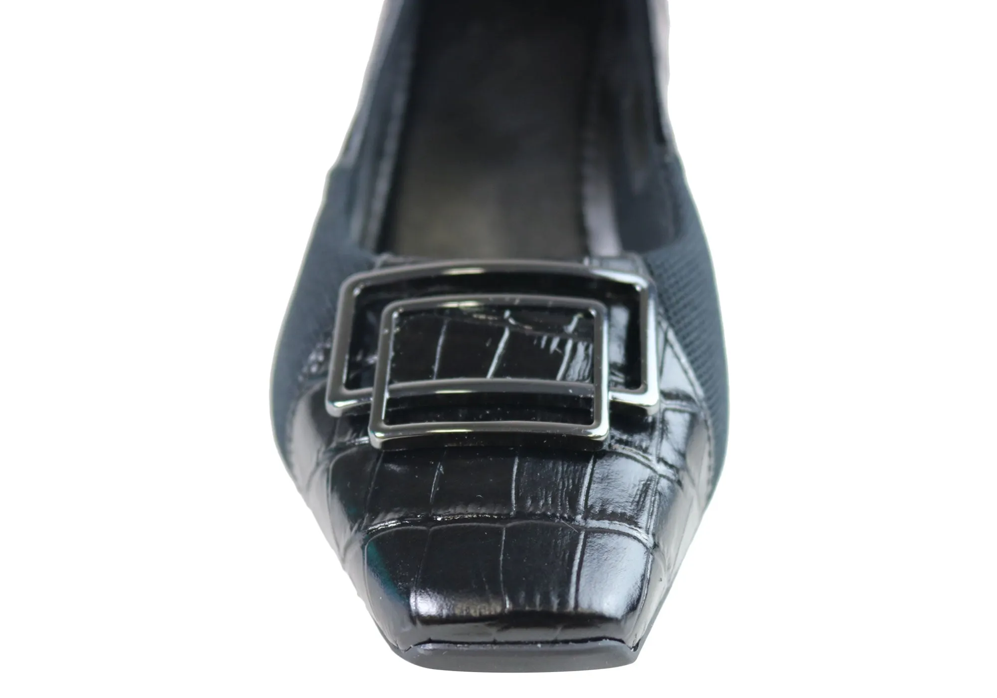 Usaflex Heidy Womens Comfortable Leather Heels Made In Brazil