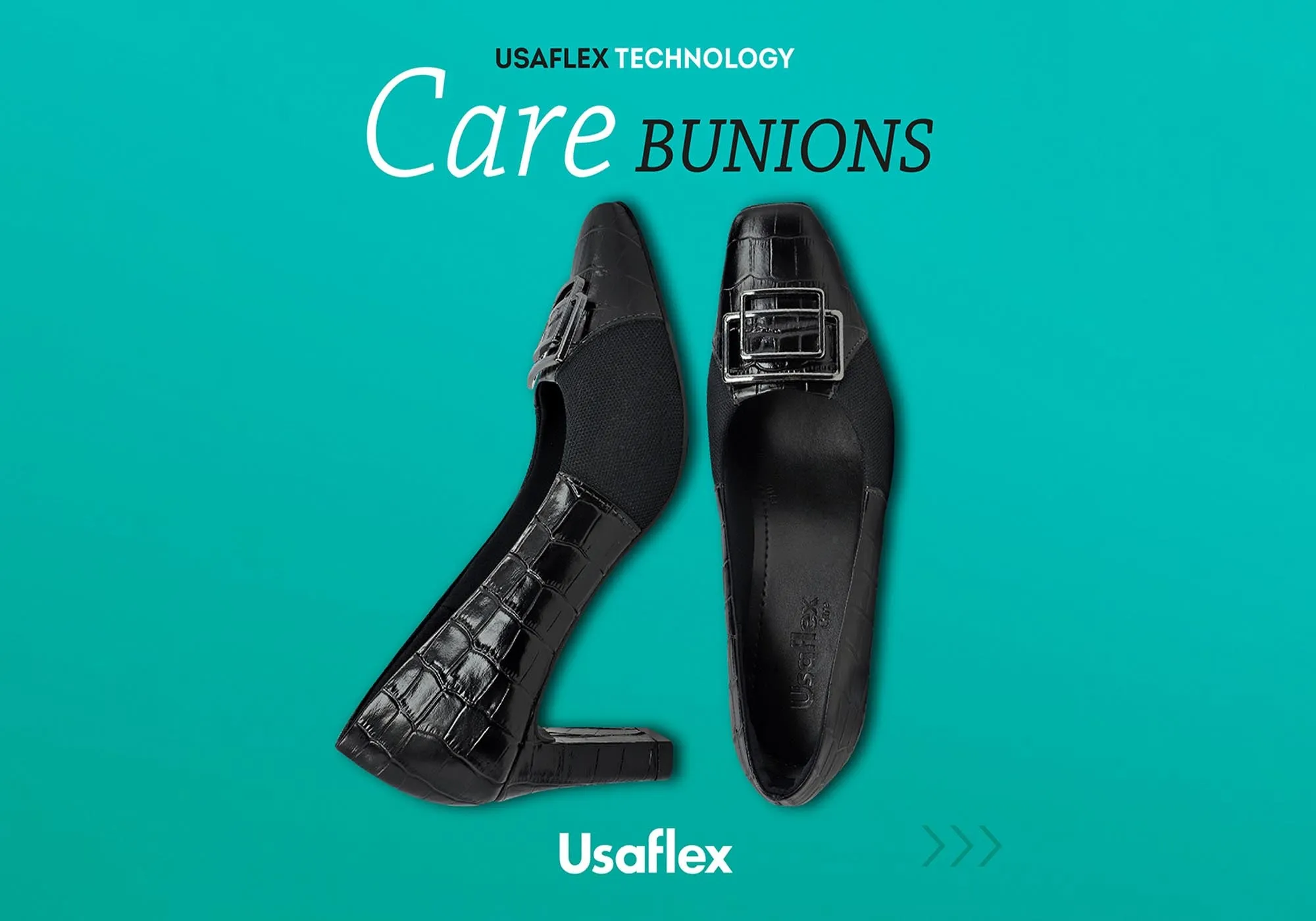 Usaflex Heidy Womens Comfortable Leather Heels Made In Brazil