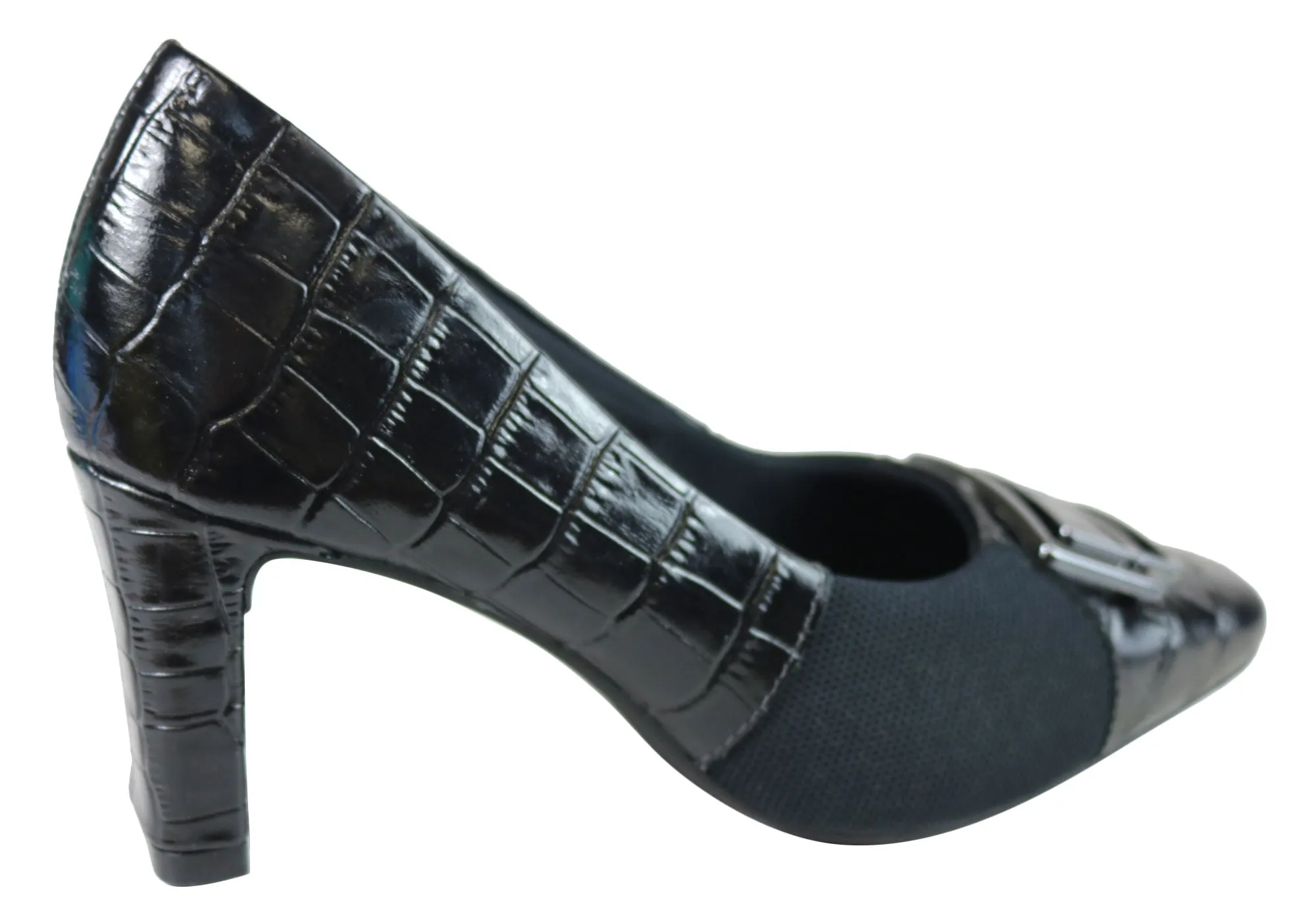Usaflex Heidy Womens Comfortable Leather Heels Made In Brazil