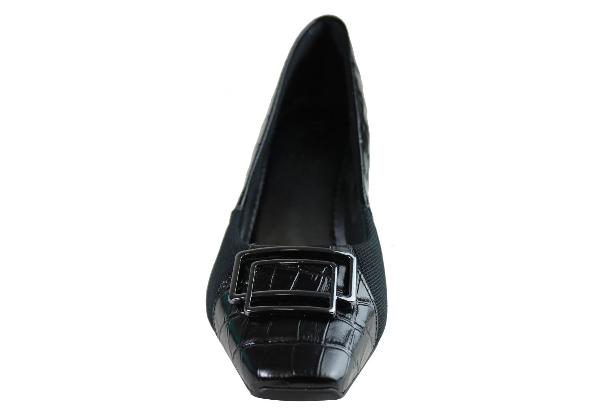 Usaflex Heidy Womens Comfortable Leather Heels Made In Brazil