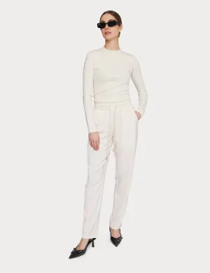Vera Satin Jogger Ivory